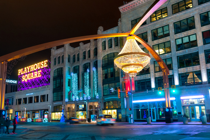 The Playhouse Square chandelier