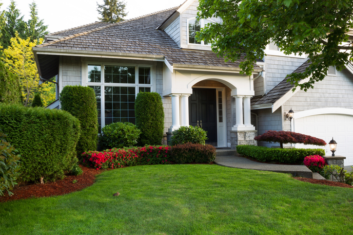 Clean exterior home