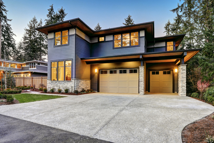 luxurious new construction home in Bellevue, WA